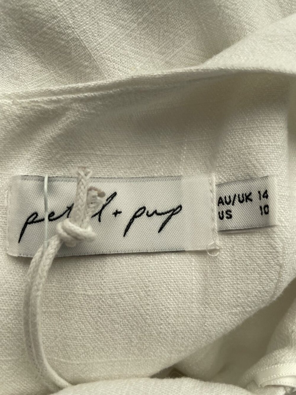 Petal + Pup Apollo Midi Dress Size 10 Cutout Sleeveless White Elegant Party NEW - Picture 9 of 13